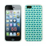 Wholesale Apple iPhone 5 5S Design Case (Blue Elephants)